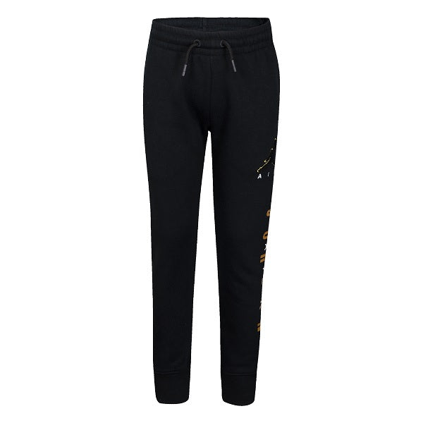 Junior Black and Gold Swish Pant