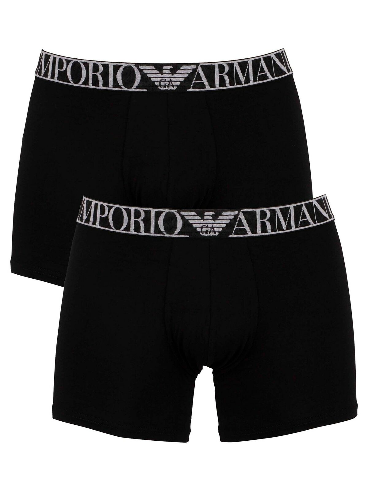 Mens 2 Pack Midwaist Boxer Short