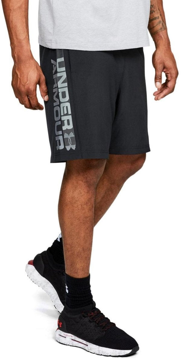 Mens Woven Graphic Wordmark Short