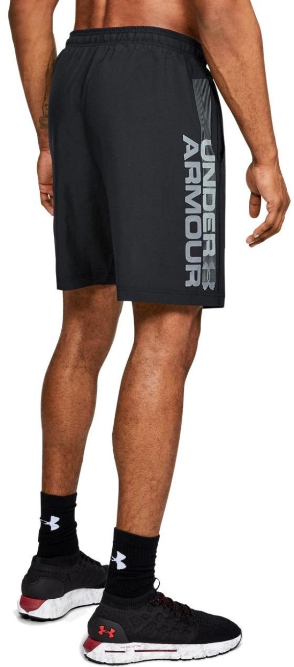 Mens Woven Graphic Wordmark Short