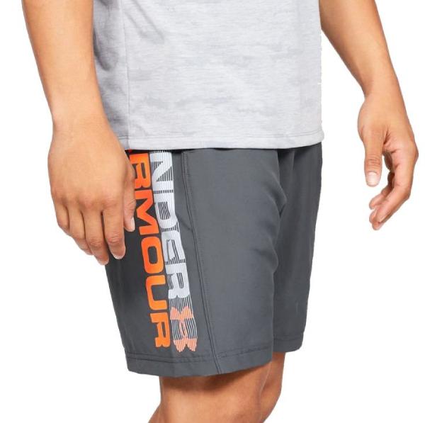 Mens Woven Graphic Wordmark Short
