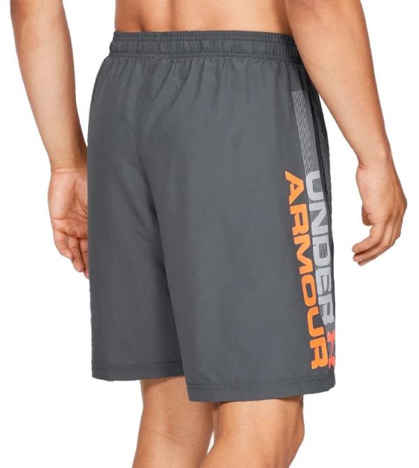Mens Woven Graphic Wordmark Short
