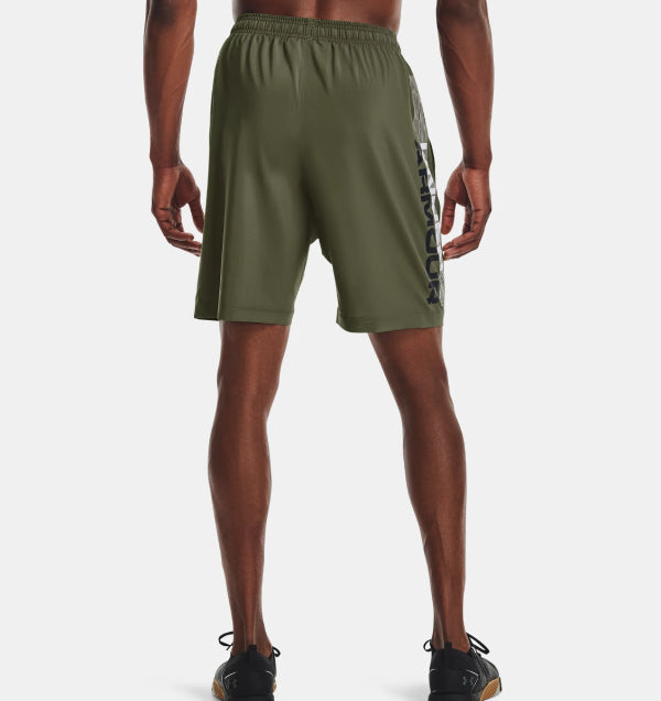 Mens Woven Graphic Wordmark Short