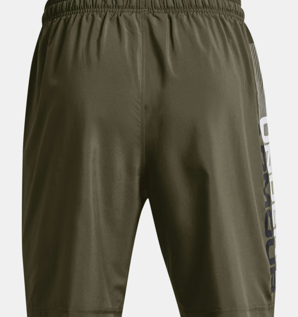 Mens Woven Graphic Wordmark Short