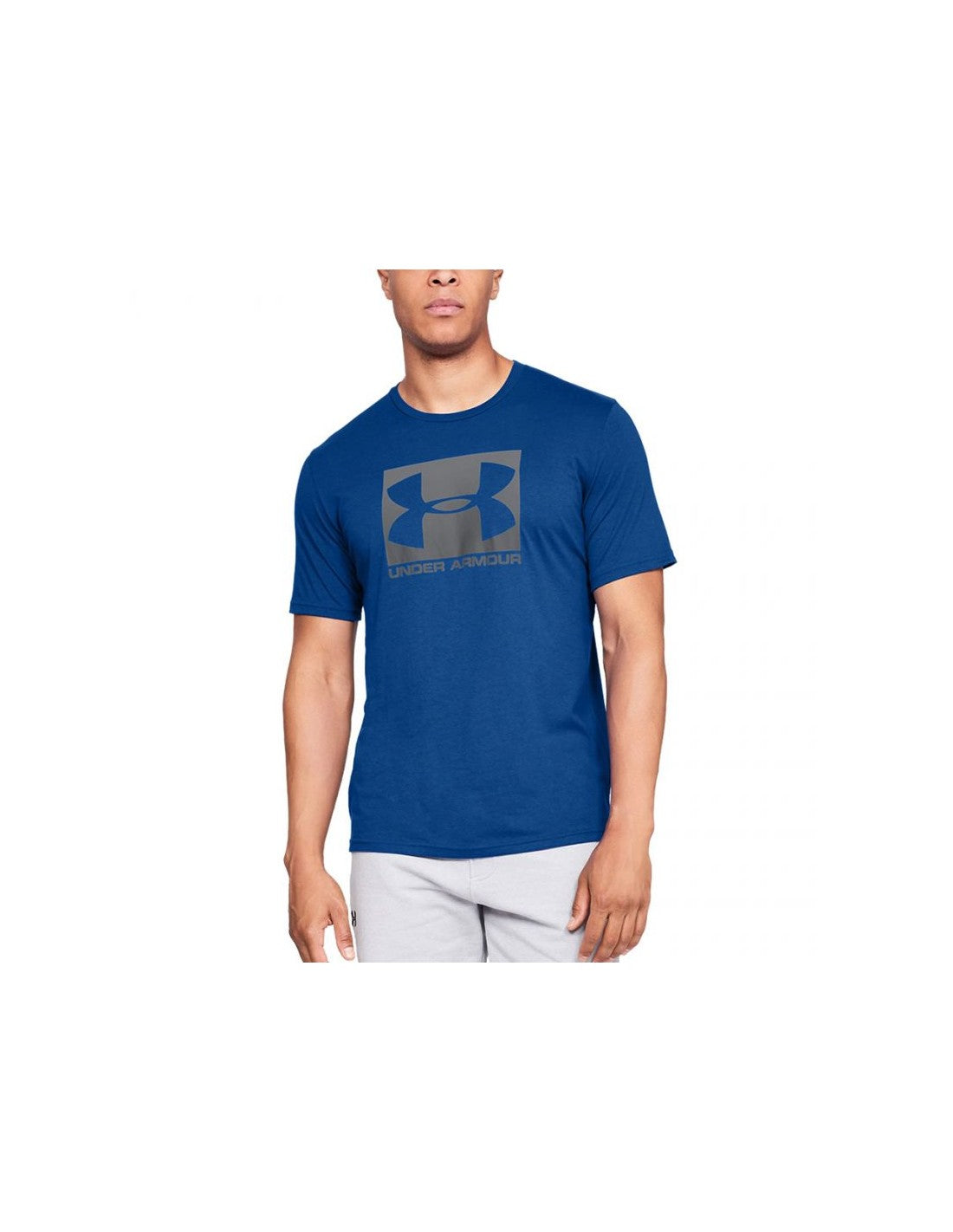 Mens Sportstyle Boxed Logo Short Sleeve T-Shirt