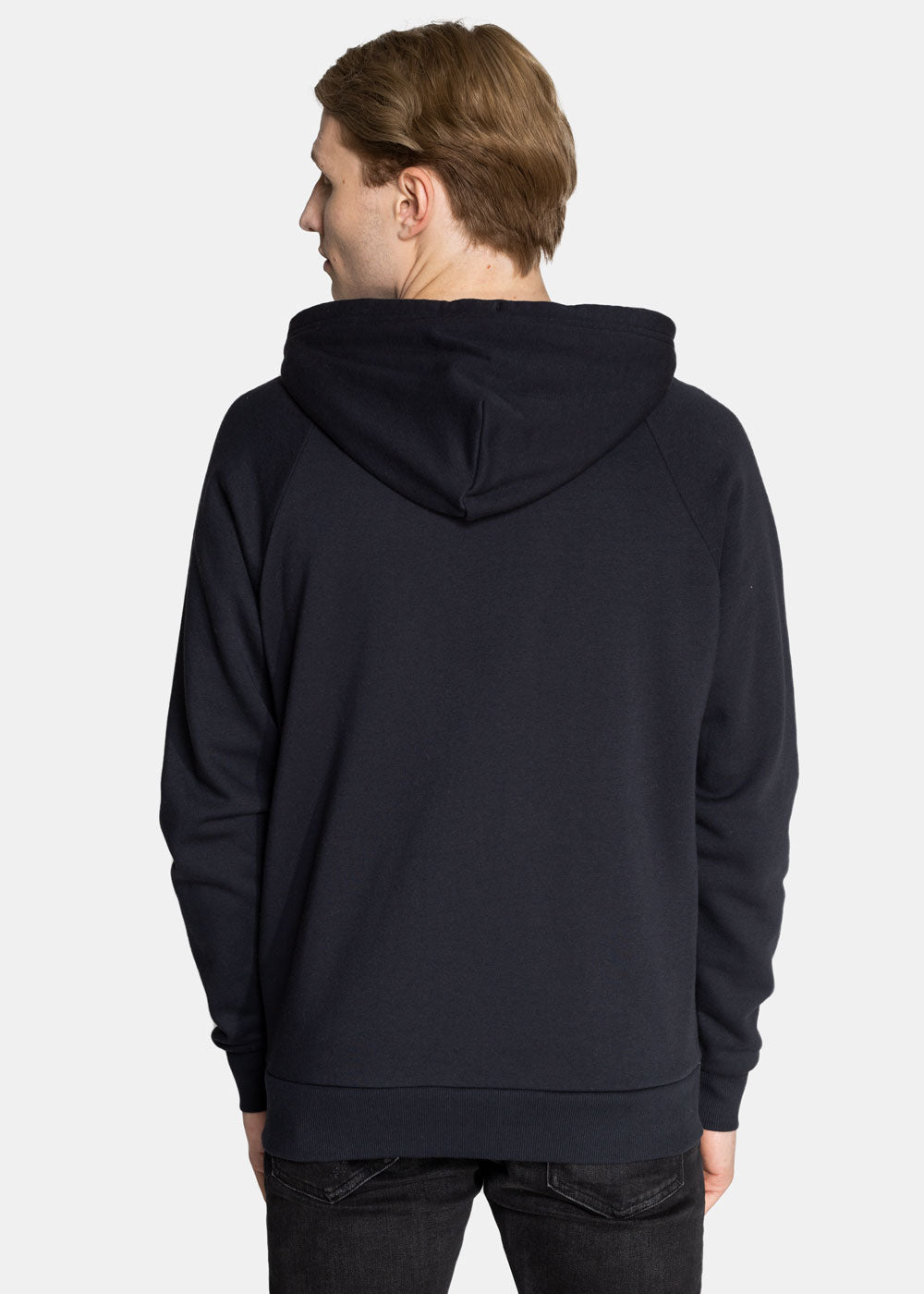 Mens Rival Cotton Hooded Full Zip Jacket