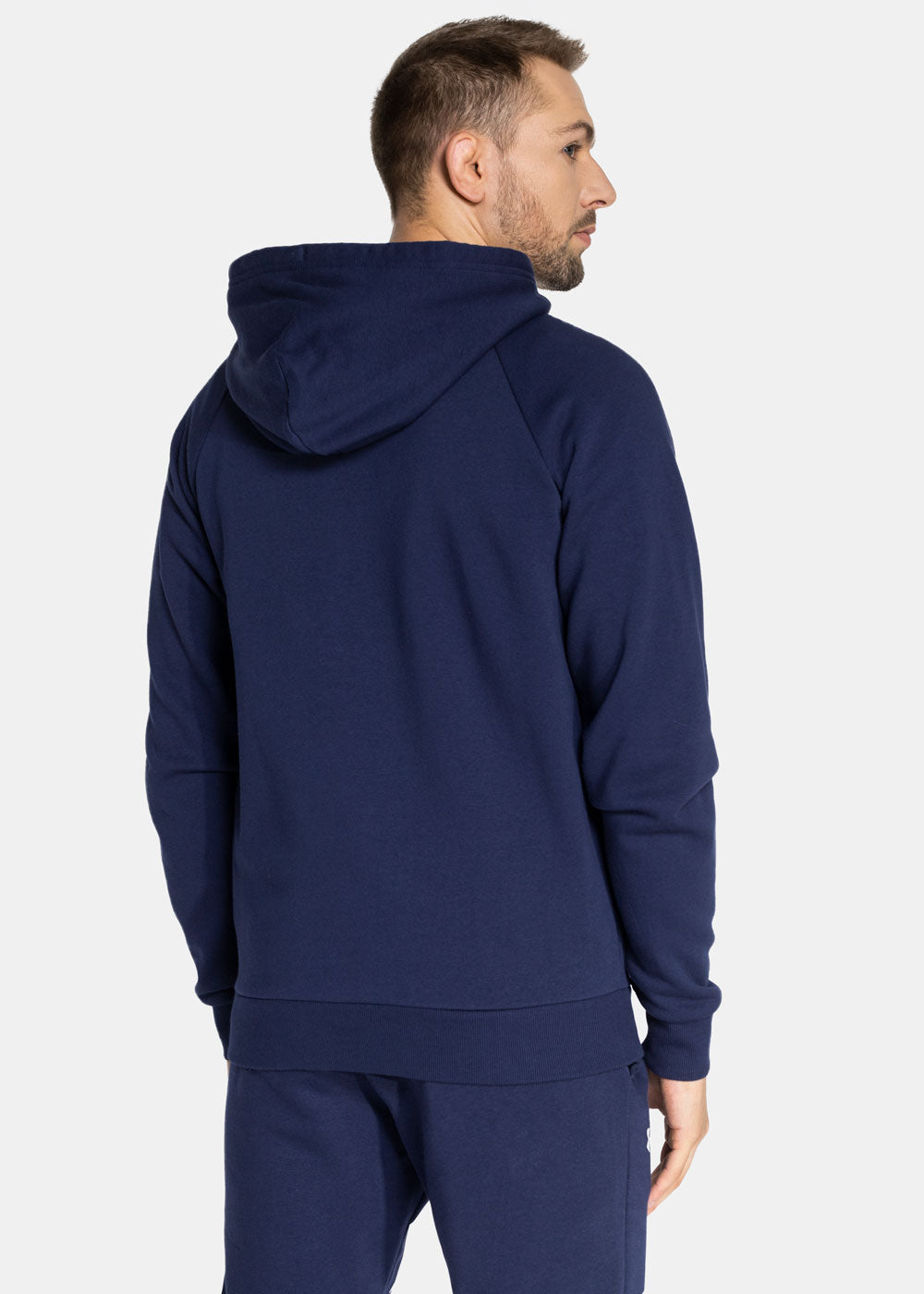 Mens Rival Cotton Hooded Full Zip Jacket