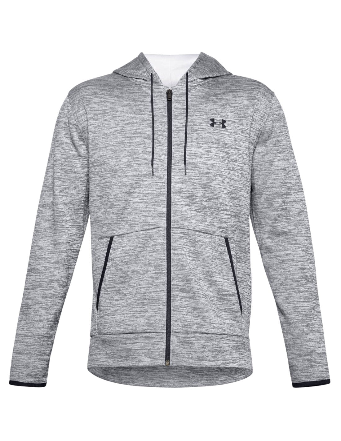 Mens Armour Fleece Hooded Full Zip Jacket