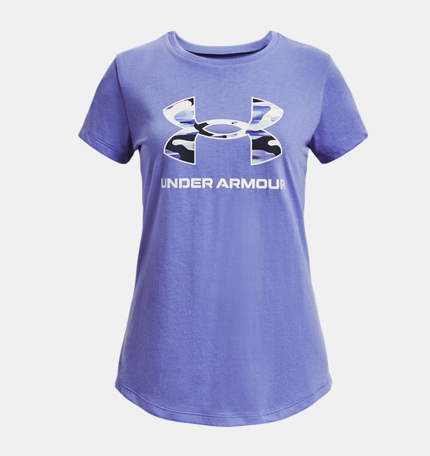 Girls Performance Logo Short Sleeve T-Shirt