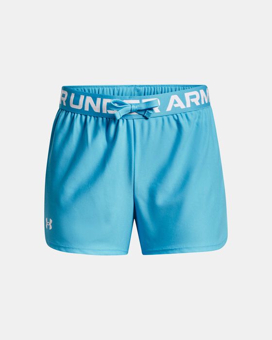 Girls Performance Branded Waistband Solid Shorts