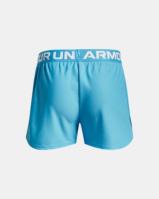 Girls Performance Branded Waistband Solid Shorts
