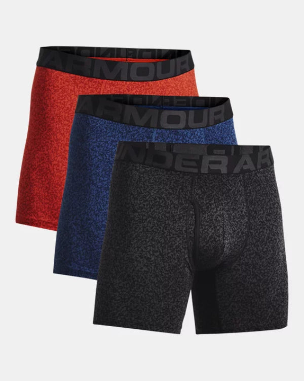 Mens 3 Pack Charged Cotton Novelty 6 Inch Boxer Short