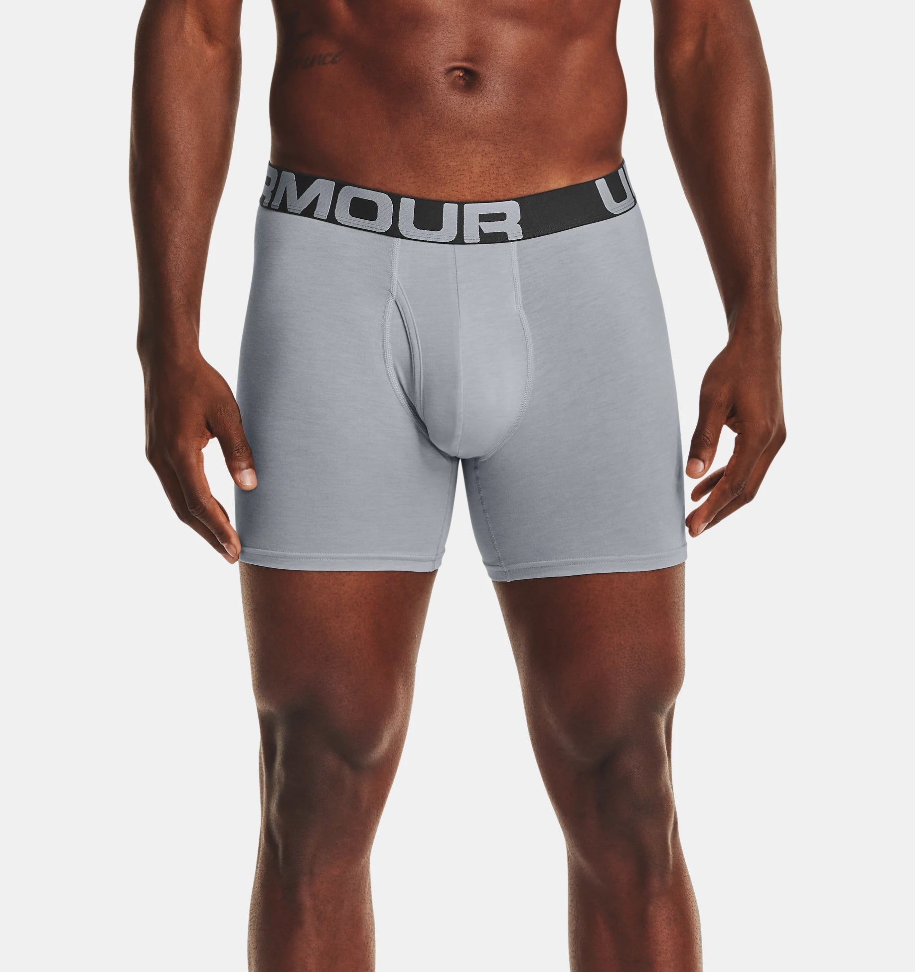 Mens 3 Pack Charged Cotton 6 Inch Boxer Short