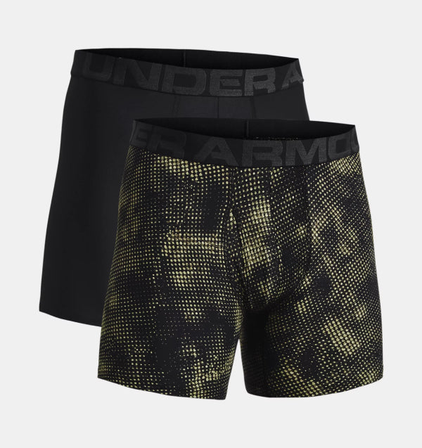 Mens Tech 6 Inch Novelty 2 Pack Boxer