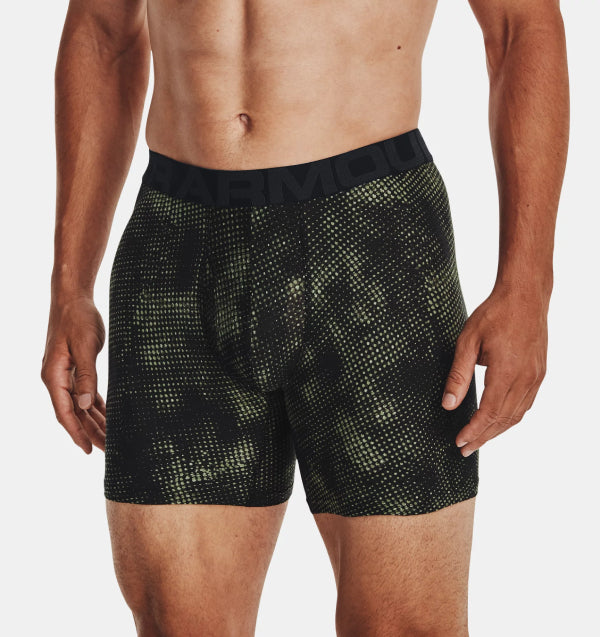 Mens Tech 6 Inch Novelty 2 Pack Boxer