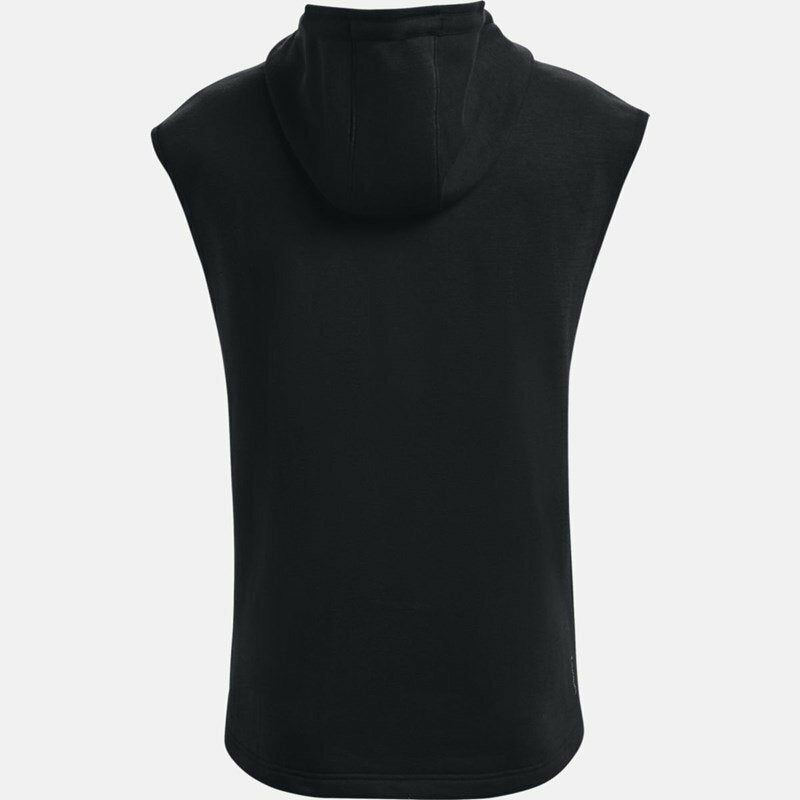 Mens Project Rock Charged Cotton Fleece Sleeveless Hoodie