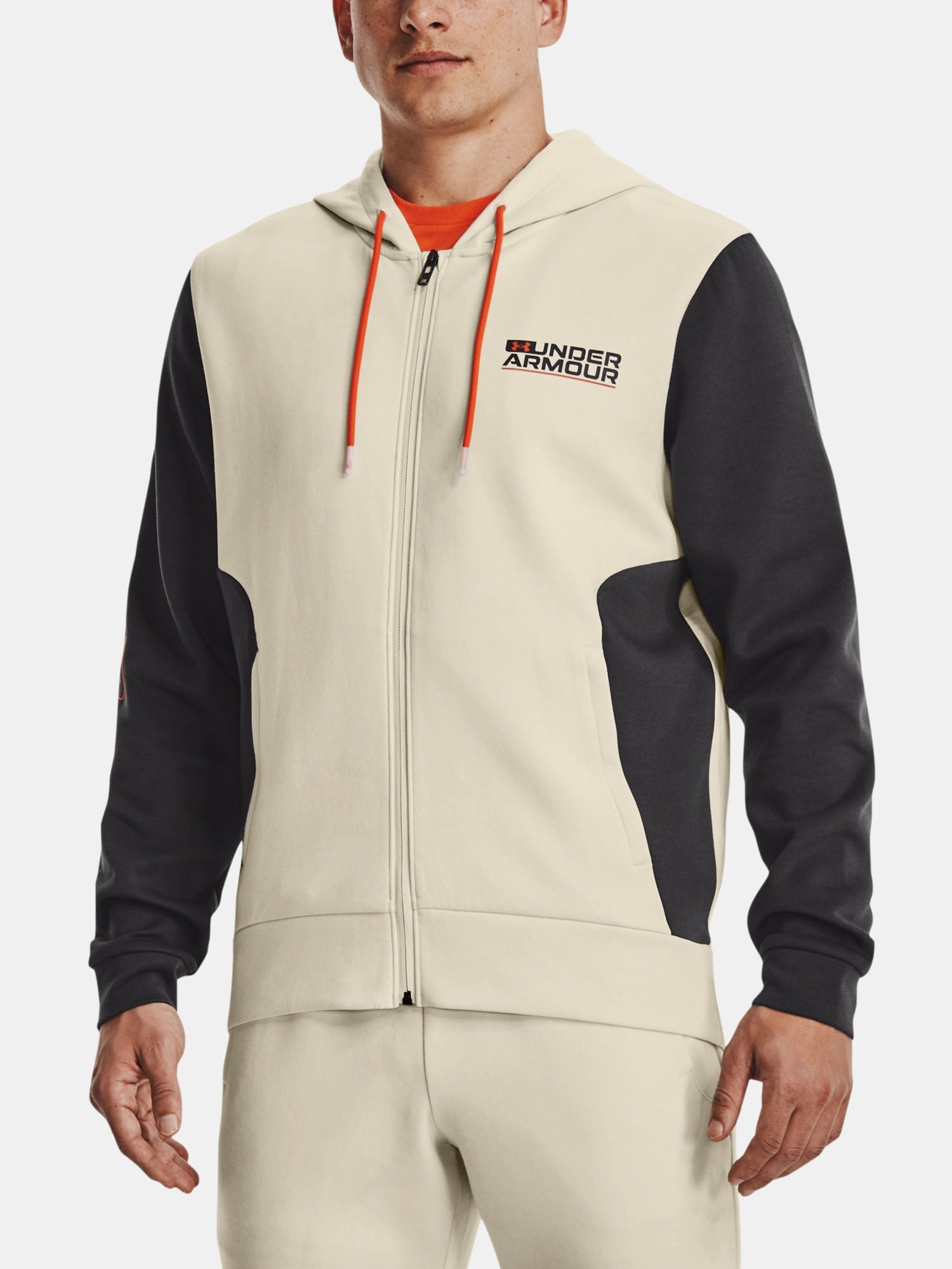 Mens Summit Knit Hooded Full Zip Jacket