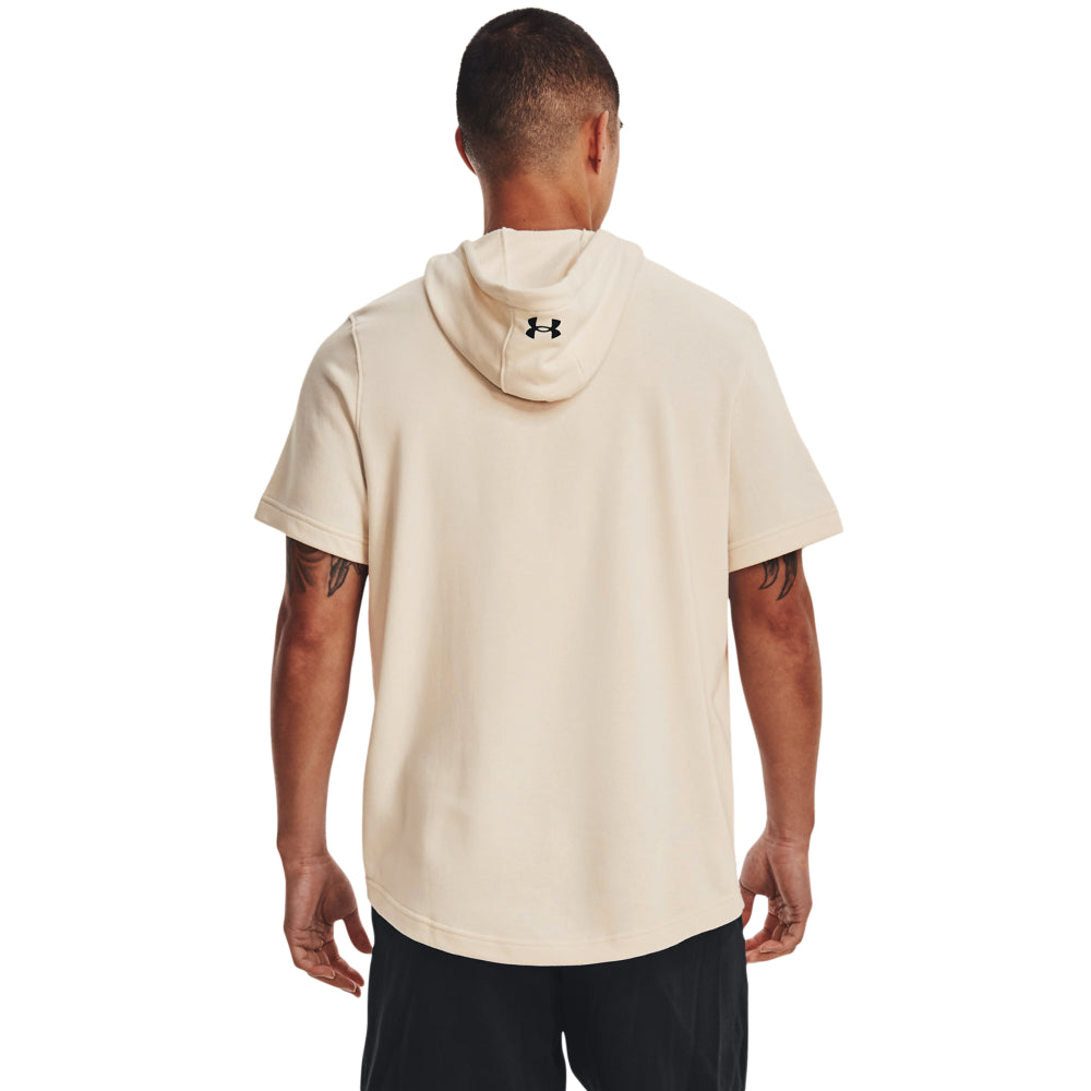Mens Project Rock Terry Short Hoodie