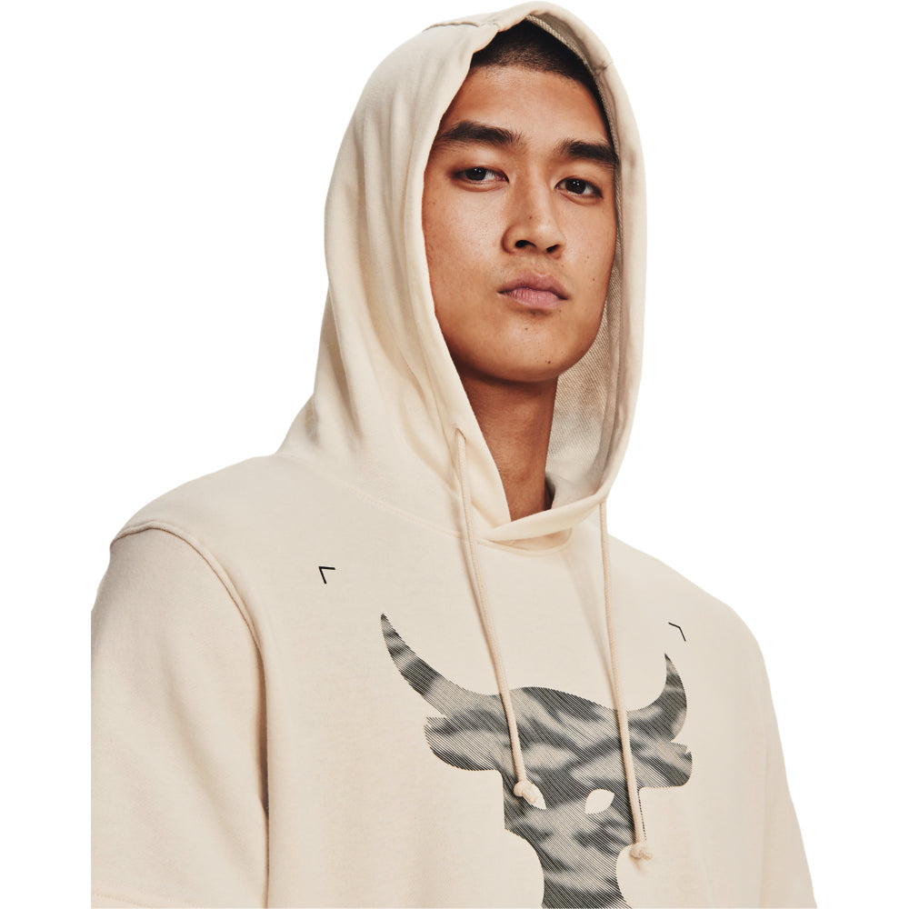 Mens Project Rock Terry Short Hoodie