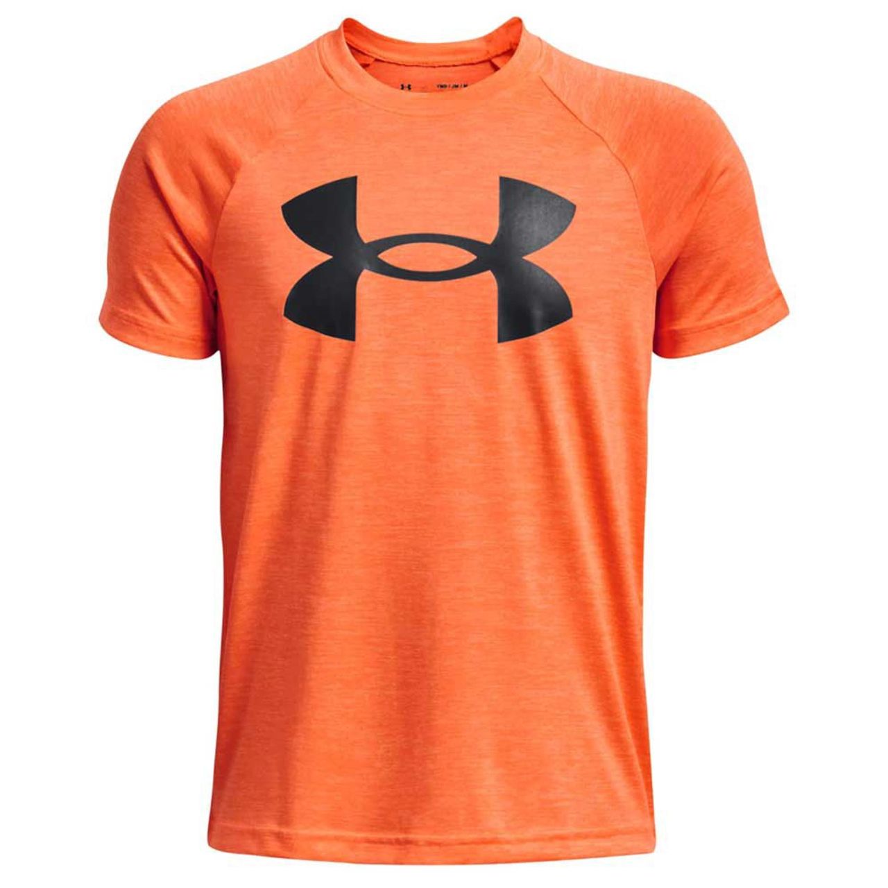 Boys Performance Tech Big Logo Heather Short Sleeve T-Shirt