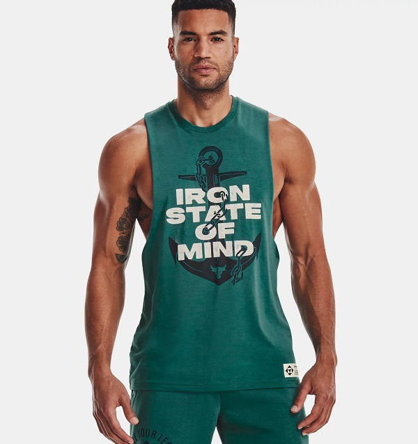 Mens Project Rock Iron Muscle Tank