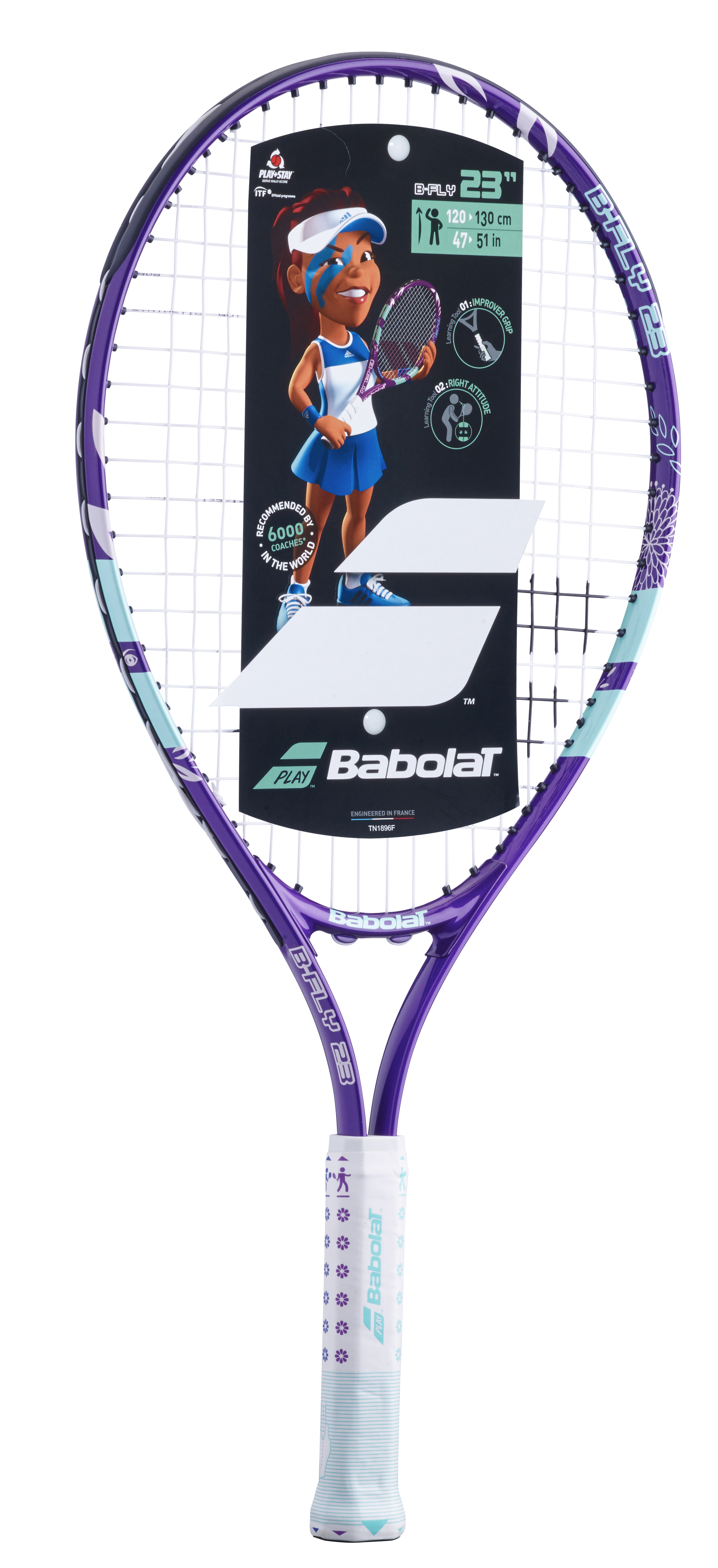 B Fly Junior 23 Inch Tennis Racket