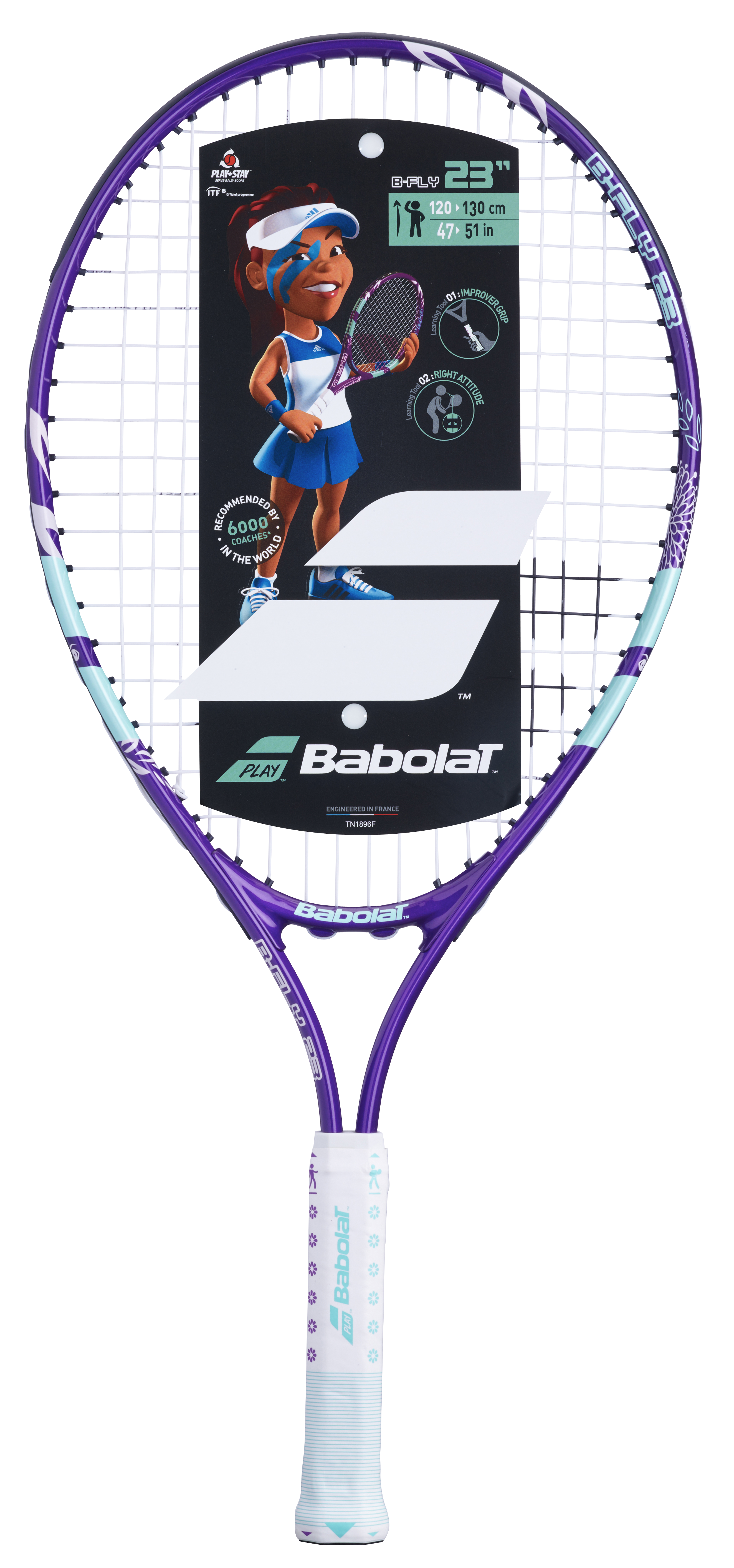 B Fly Junior 23 Inch Tennis Racket