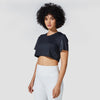 Womens Graphics Wave Eyes Crop Top