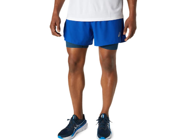 Mens Road 2 In 1 5 Inch Short