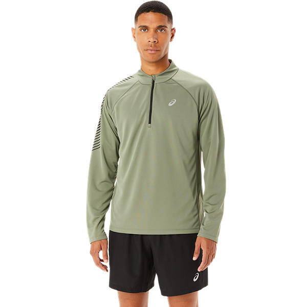 Mens Icon Long Sleeve 1/2 Zip Top