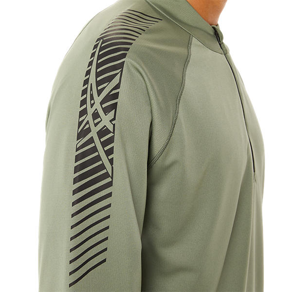 Mens Icon Long Sleeve 1/2 Zip Top
