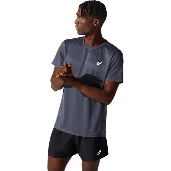 Mens Silver Short Sleeve T-Shirt