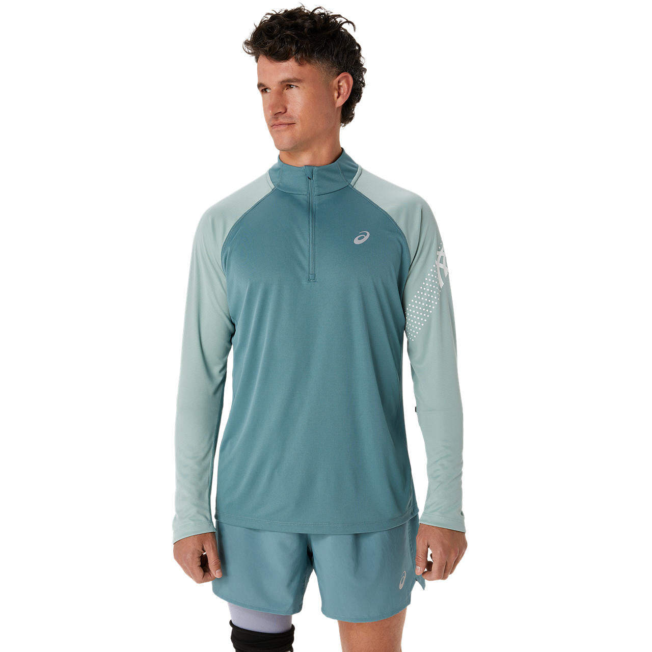 Mens Icon 1/2 Zip Longsleeve Top