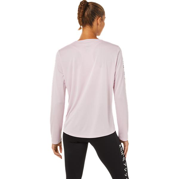 Womens Running Logo Long Sleeve T-Shirt
