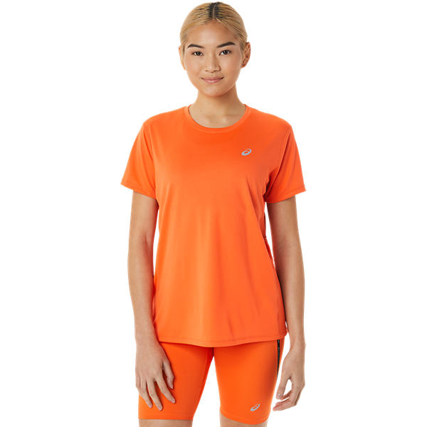 Womens Running Logo Short Sleeve T-Shirt