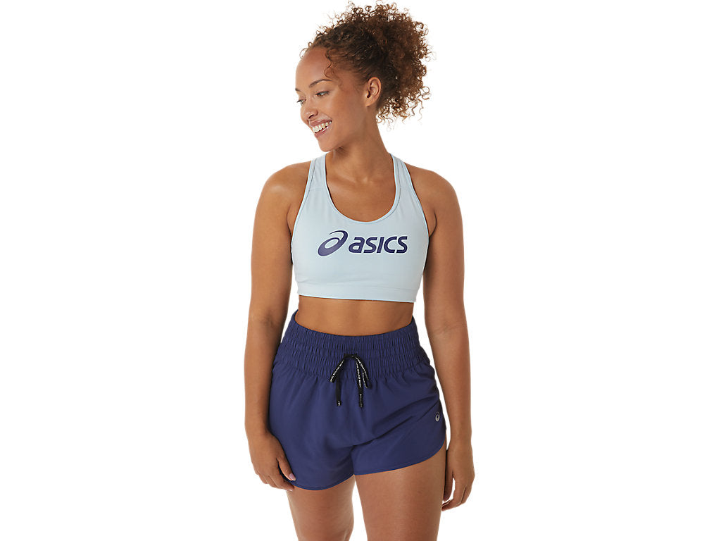 Womens Plain Padded Medium Impact Sports Bra