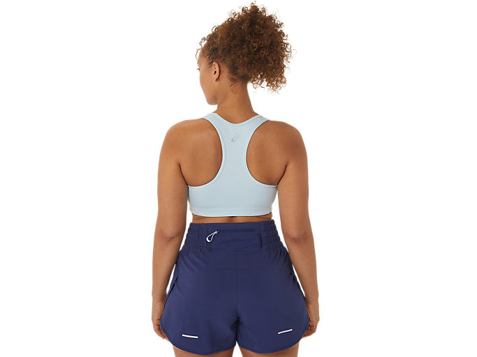 Womens Plain Padded Medium Impact Sports Bra