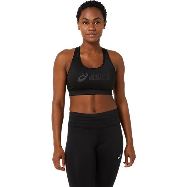 Womens Plain Padded Medium Impact Sports Bra