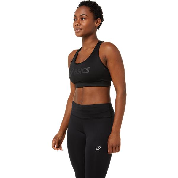 Womens Plain Padded Medium Impact Sports Bra