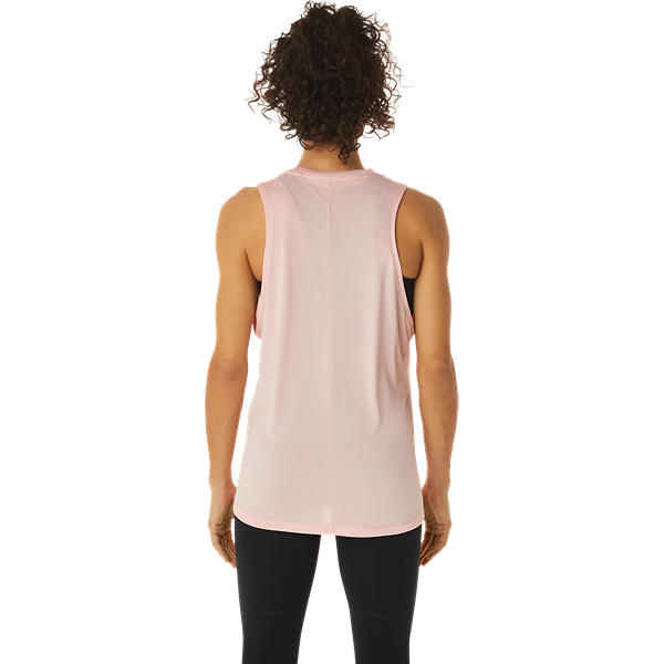 Womens Running Graphic Logo Muscle Tank