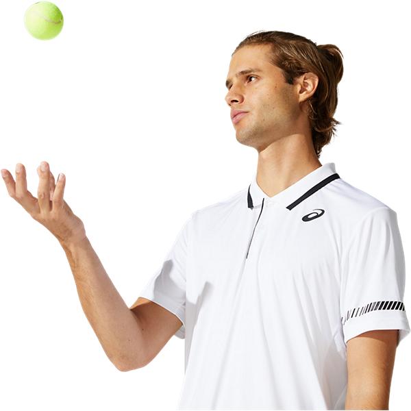 Mens Court Tennis Polo Shirt
