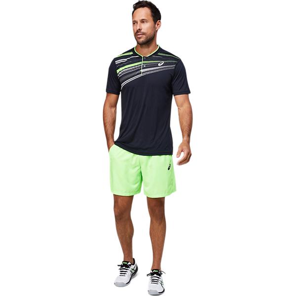 Mens Court Graphic Tennis Polo Shirt