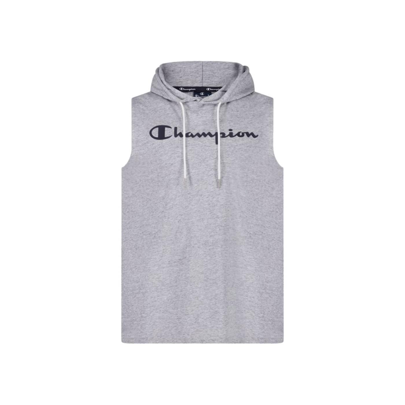 Mens Big Logo Sleeveless Pullover Hoodie