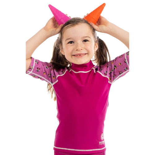 Girls Short Sleeve Rashguard