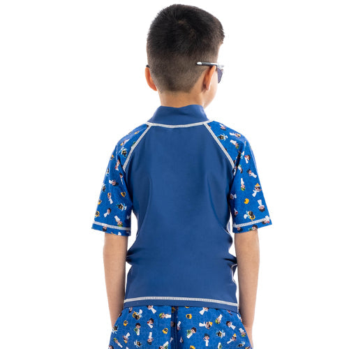 Boys Short Sleeve Rashguard