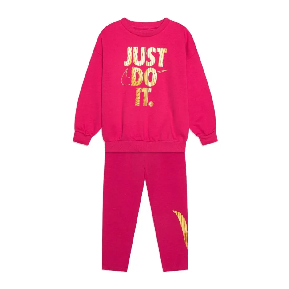 Girls Shine Sweatshirt Tight Set