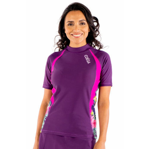 Womens Short Sleeve Rashguard