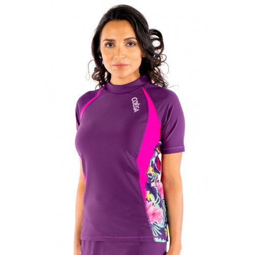 Womens Short Sleeve Rashguard