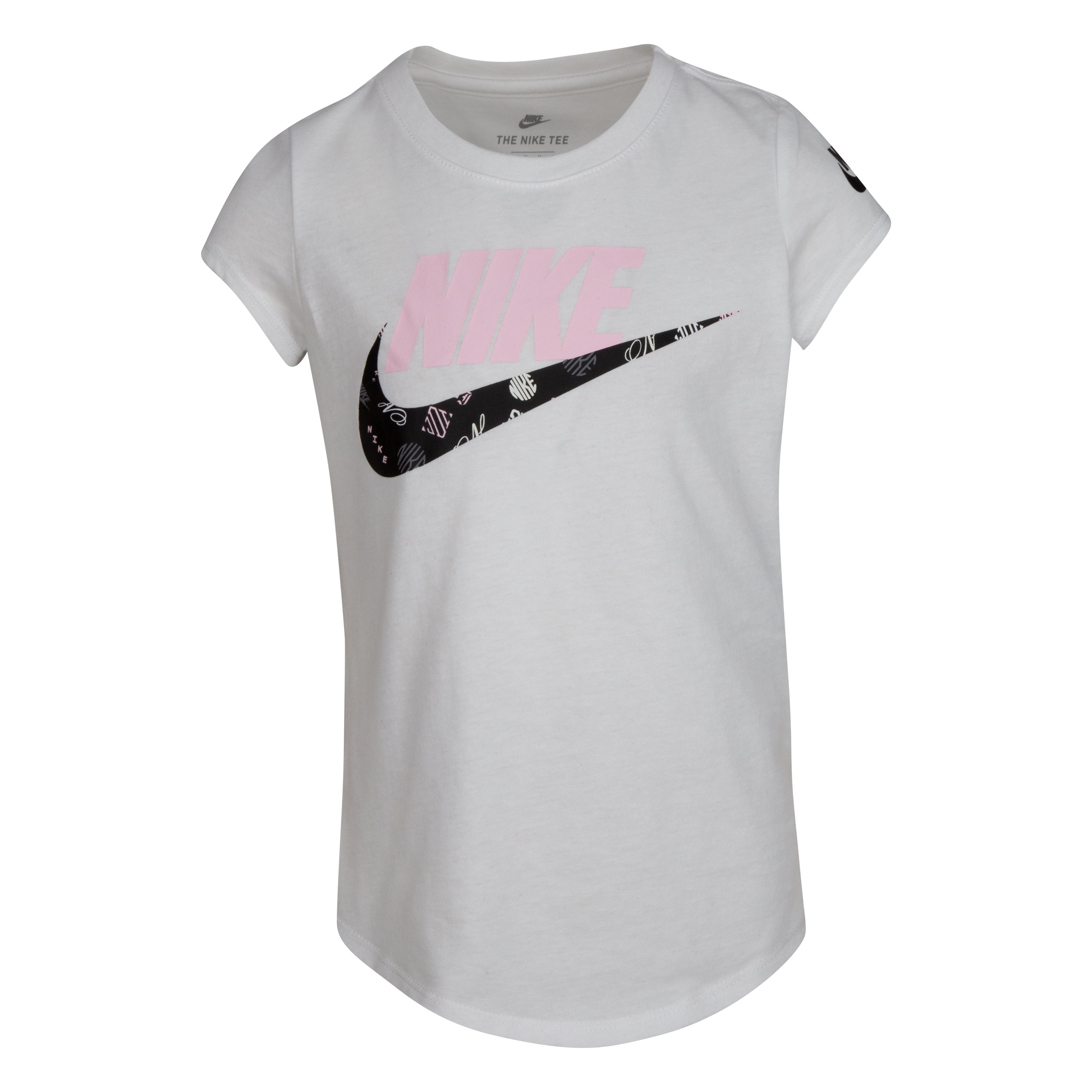 Girls Futura Monogram Logo Short Sleeve T-Shirt