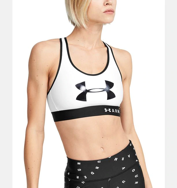 WOMEN`S ARMOURÂ® MID KEYHOLE GRAPHIC SPORTS BRA - Gosportcom